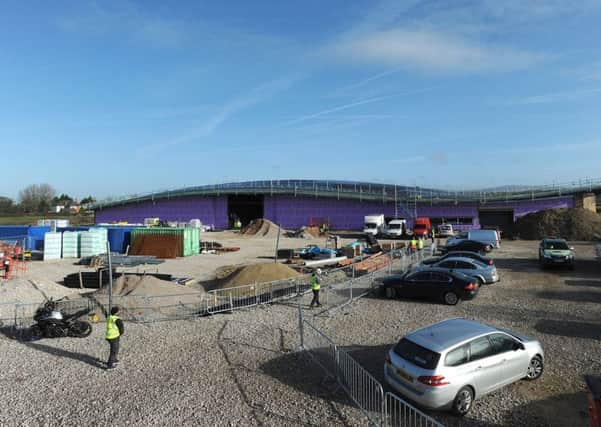 Progess on work at the new Barton Grange Flower Bowl