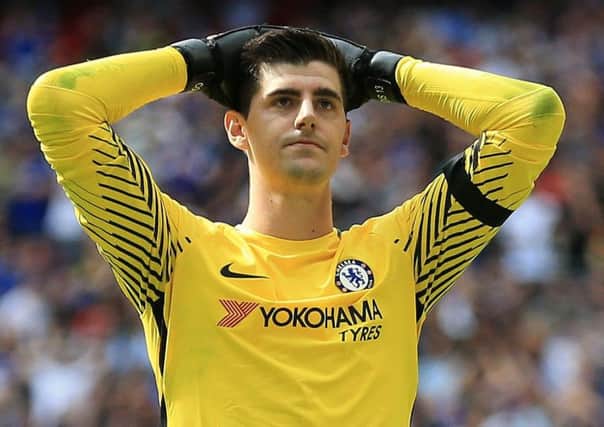 Chelsea keeper Thibaut Courtois