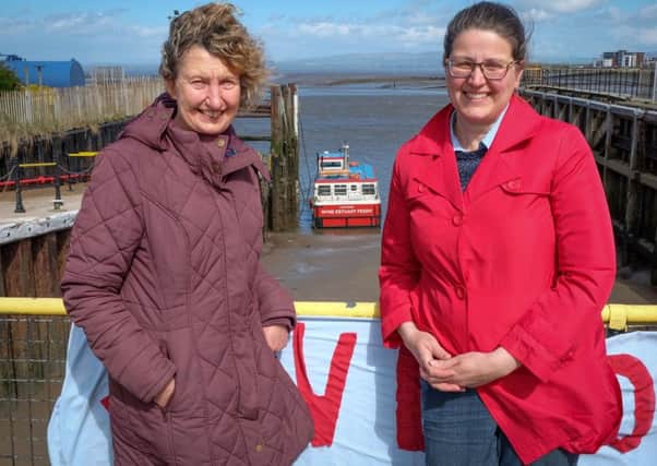 Angela Norris (left) and Claire Rimmer-Quaid launched a petition last year to save the Fleetwood To Knott End Ferry and are still concerned about it.