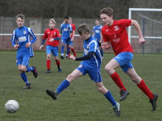 Squires Gate Under-14s v Kirkham Blues    Picture: Karen Tebbutt