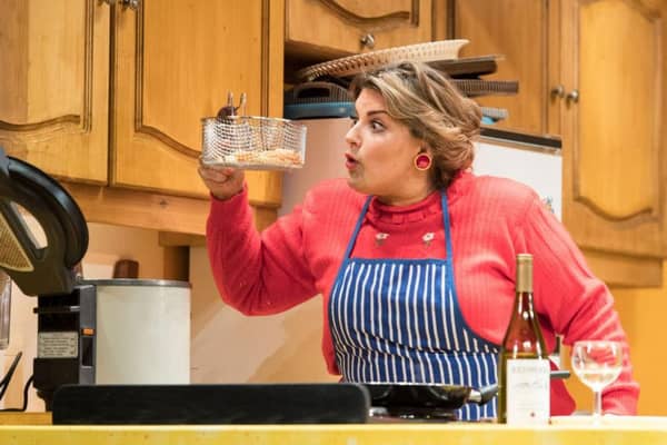 Jodie Prenger, seen here as Shirley Valentine, is taking part in a scheme to inspire Blackpool youngsters