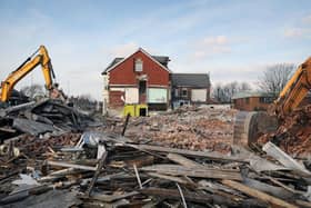 The former Arnold School site in South Shore is being demolished or refurbished, ready for its re-opening as the Armfield Academy....Site of the old north building