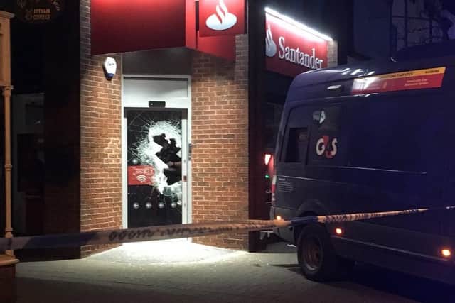 The Santander bank branch in Lytham. Picture: @uclanlive
