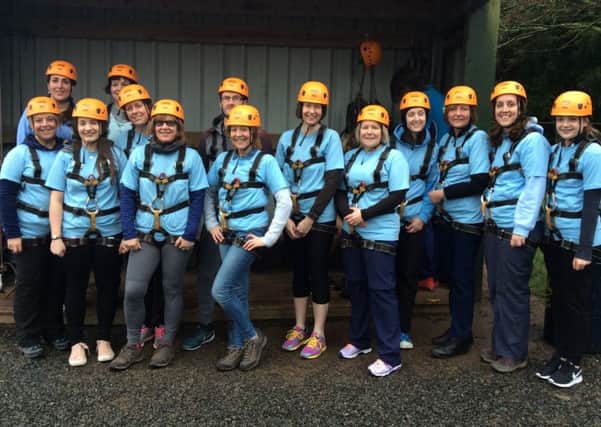 Teachers from Moor Park Primary School in Bispham completed a charity abseil