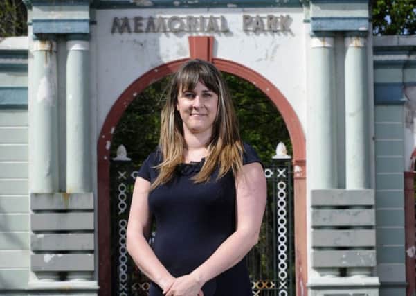 Kate Baird, Memorial Park development officer in Fleetwood