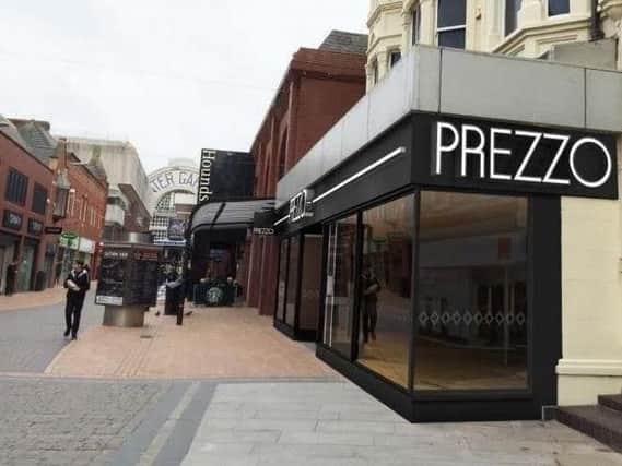 Prezzo in Blackpool is set to close, according to information published by The Mirror Online