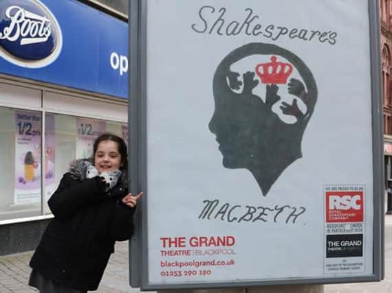 Katie Jones designed the poster for the Grand Theatre's Shakespeare festival