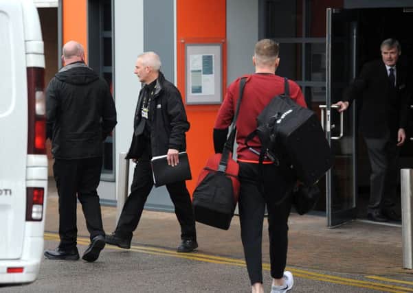 Representatives of Valeri Belokon pay a visit to the Blackpool FC hotel at Bloomfield Road