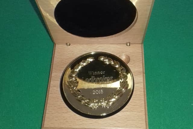 Ronnie O'Sullivan's medal