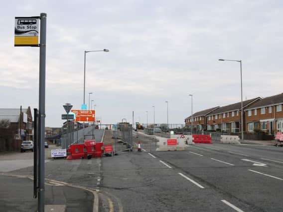 Bus services will resume over Squires Gate Bridge this month