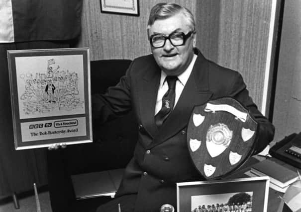 Bob Battersby Blackpool tourism director 1970 to 1985 with some of his souvenirs and mementoes