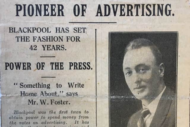 Bill Foster was described as a "pioneer of advertising"