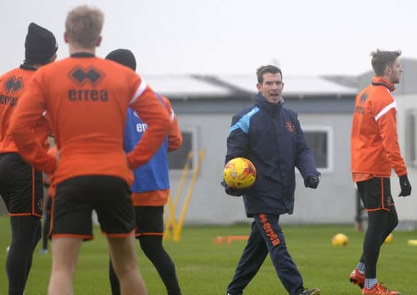 Squires Gate always proved a challenging training base for Blackpool players and coaches like Richie Kyle