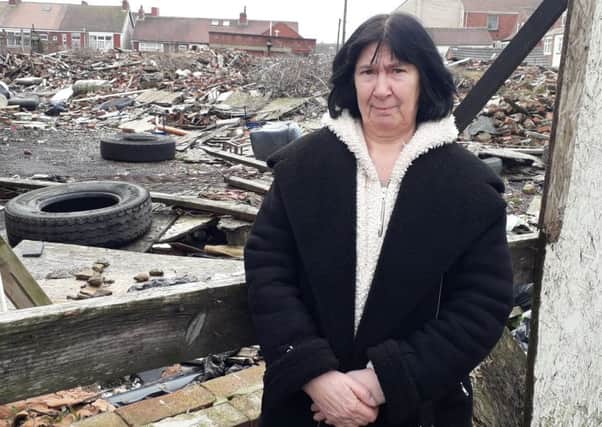 Viv Clayton says the site of the former Mariners pub in Norbreck is an eyesore which is potentially dangerous to children.