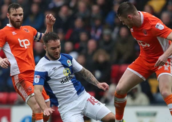 Adam Armstrong inspired Blackburn Rovers to victory against Blackpool