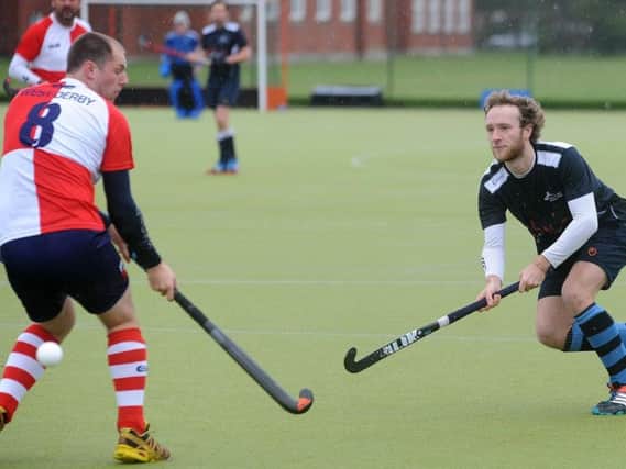 Alex Beauchamp (above) scored for Lytham Men, while Matt Shawcross netted five in a losing cause