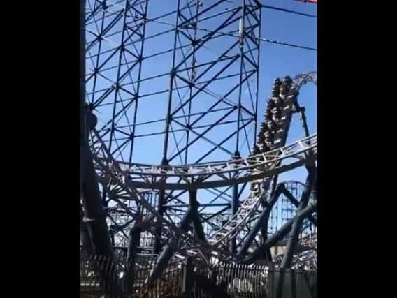 The Icon ride being tested (Picture: Twitter/Amanda Thompson)
