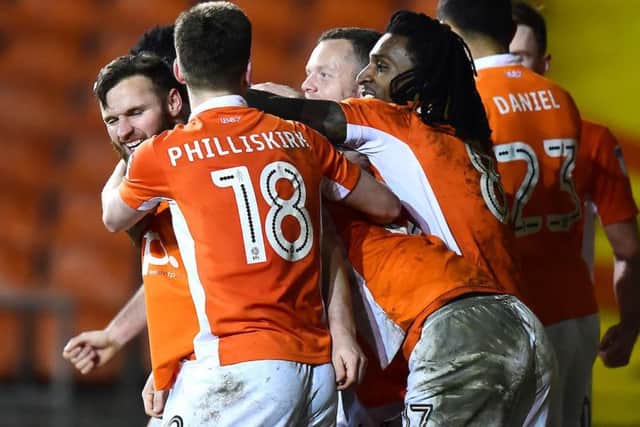 Jimmy Ryan clinched the three points for Blackpool with a stoppage time winner