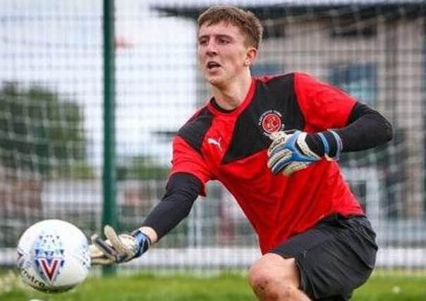 Fleetwood Towns teenage goalkeeper Billy Crellin     Picture: Stefan Willoughby