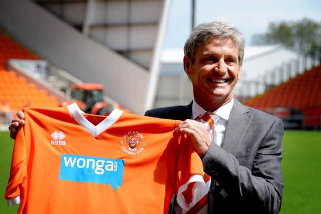 Riga was appointed Blackpool manager in June 2014