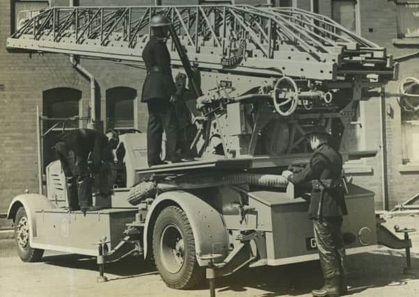 May 1944, new fire engine in Blackpool