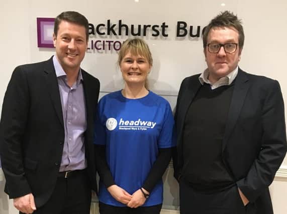 Blackpool's Blackhurst Budd are to support Headway this year