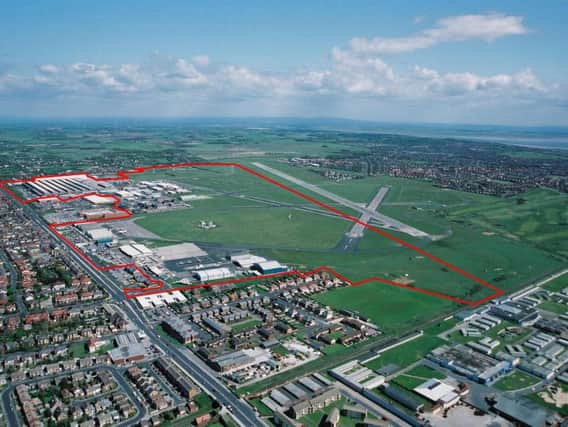 The Blackpool Airport Enterprise Zone area