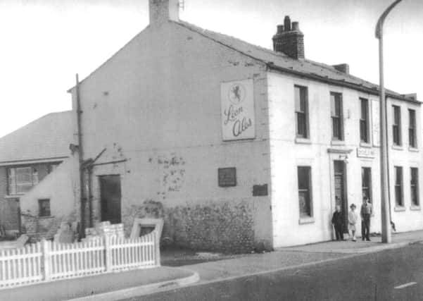 Old Shovels Inn Common Edge Road with the New Shovels behind it 1955