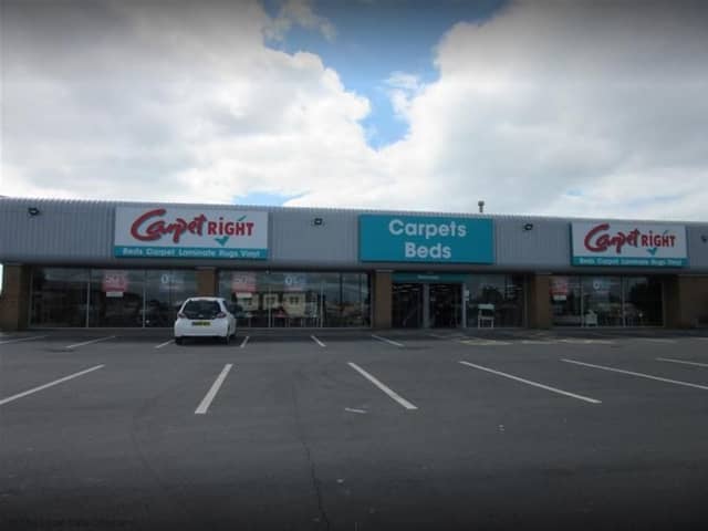 Carpetright in Cherry Tree Road, Blackpool