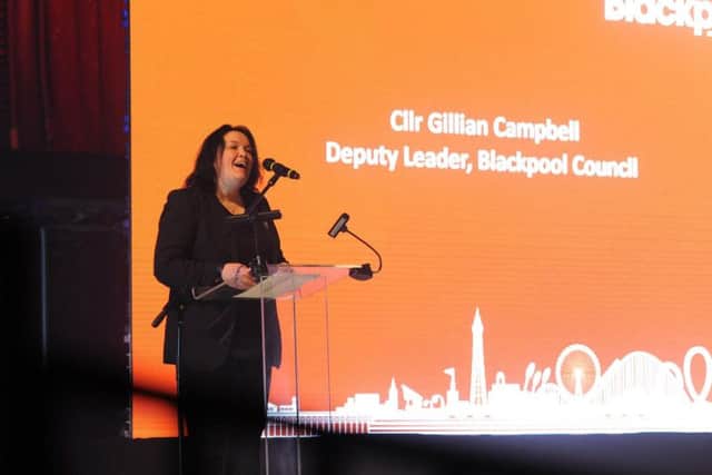 Coun Gillian Campbell, deputy leader of Blackpool Council at the 2018 Visit Blackpool and Blackpool Pleasure Beach