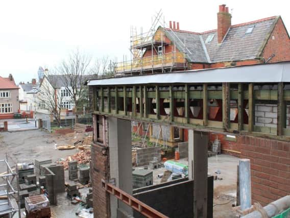 Work on the primary school extension at Armfield Academy