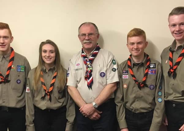 Nicole Hadgraft, 16, Josh Austin, 16, Reuben Bond, 14, and Adam Robinson, 15, will take part in the 24th World Jamboree, which will be held at Summit Bechtel Family National Scout Reserve, Mount Hope, West Virginia.