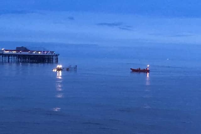 Blackpool's lifeboat service posted this picture of the rescue on their social media account