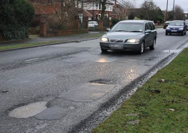 Winter has led to a surge in potholes being reported across the country