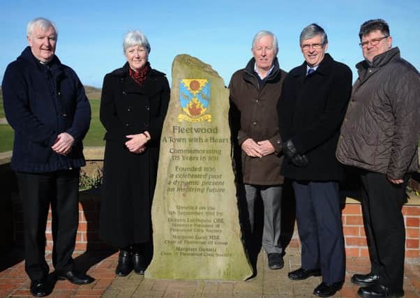 Fleetwood Trust (left to right): Canon Alf Hayes, Maureen Burns, Frank Heald, Alan Vincent, Canon John Hall.
  PIC BY ROB LOCK
18-3-2018