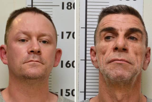 Undated handout comp of photos issued by Northumbria Police of Stephen Unwin (left) and William McFall who have been been convicted at Newcastle Crown Court for the murder of Quyen Ngoc Nguyen. Picture: Northumbria Police/PA Wire