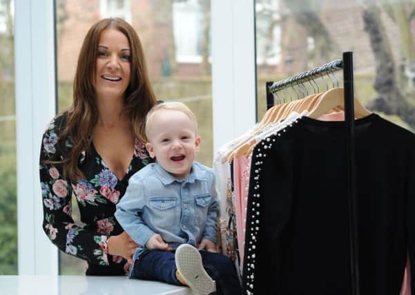 Samantha Byrom is holding a charity fashion night to raise money for the Special Care Baby Unity after her son Hendrix, now 2, was born 12 weeks permature