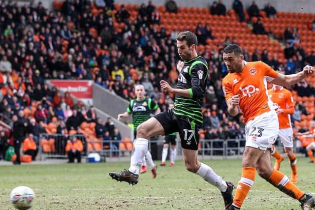 Colin Daniel levelled for Blackpool at the start of the second half