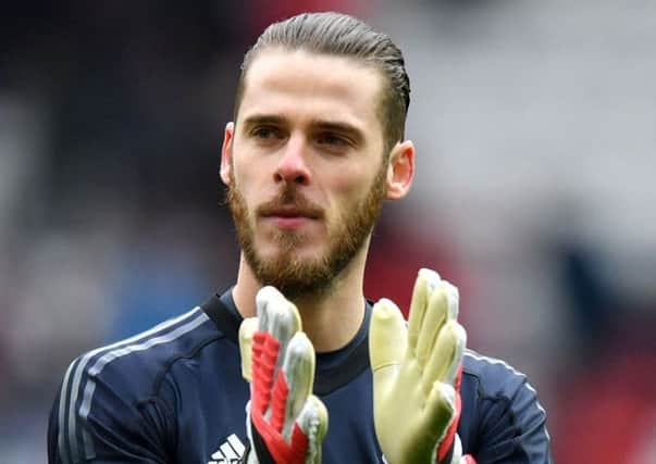 Manchester United goalkeeper David de Gea