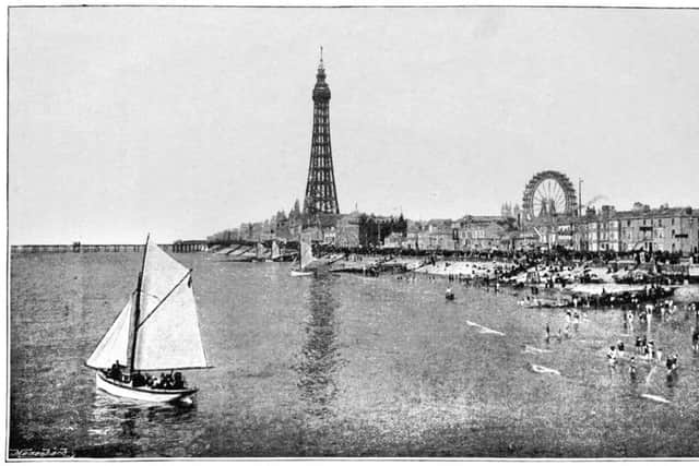Blackpool in 1898  image from Blackpool A Guidebook, published by John Heywood