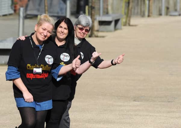 Anna Ambrozewicz, Annette Conway and Leanne Woodall are organising an Escape From Blackpool charity challenge