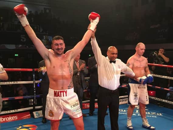 Blackpool's Matty Askin beat Stephen Simmons inside two rounds last month