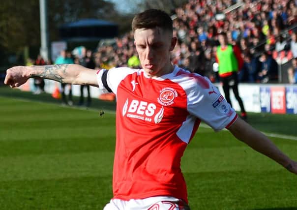 Ash Hunter has fitted into the wing-back role at Fleetwood Town