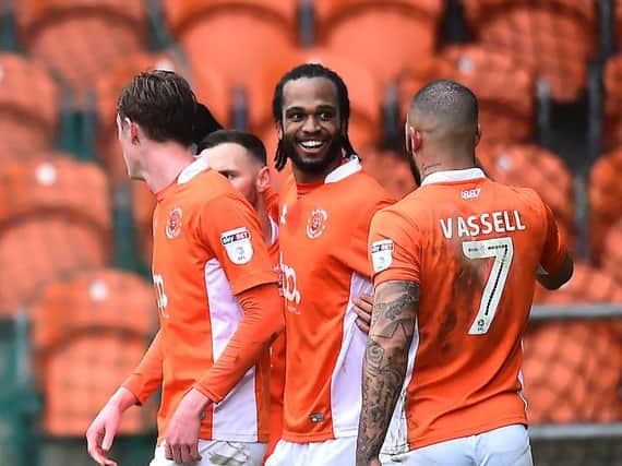 Nathan Delfouneso bagged a superb hat-trick