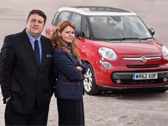 Peter Kay and Sian Gibson in Car Share