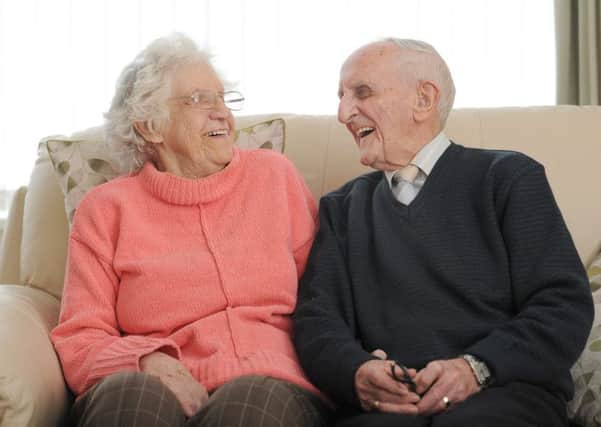 Peggy and Joe Turpin celebrate their 70th wedding anniversary on the 6th of April