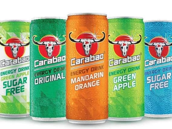 Carabao's drinks range