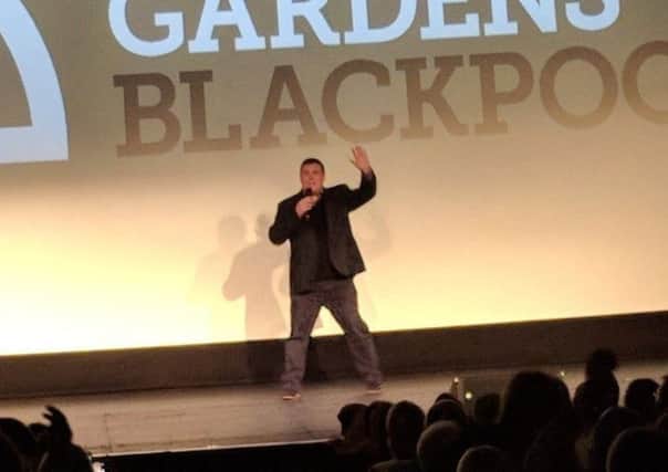 Peter Kay makes a surprise appearance on stage in Blackpool
