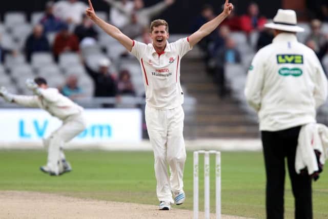 Toby Lester in action for Lancashire