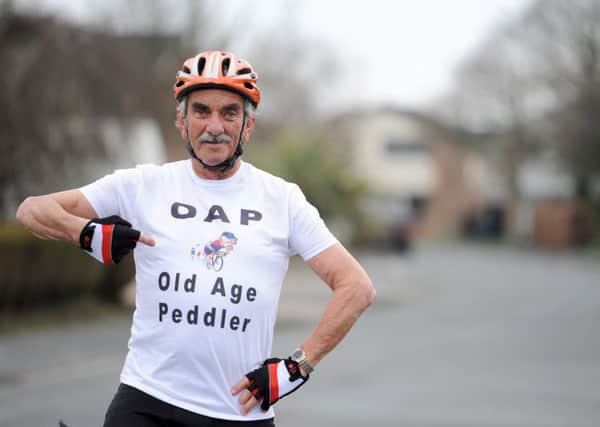 Cyclist Ned Branton hails the NHS for saving his life after suffering from Weils Disease.